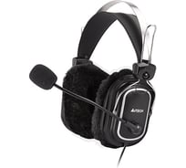 Наушники с микрофоном A4TECH HS-60 черный 2.5м мониторные 567951