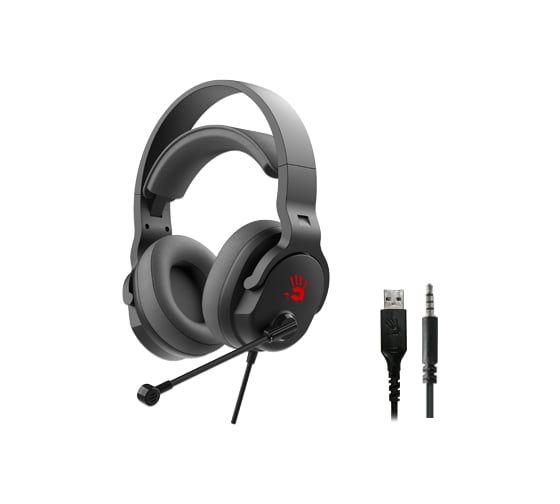 Наушники с микрофоном A4TECH Bloody G330p черный 2м мониторные (G330P) 1677899