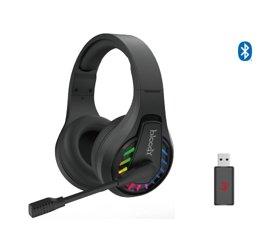 Наушники с микрофоном A4TECH Bloody GR230 черный мониторные BT (GR230) 1797025