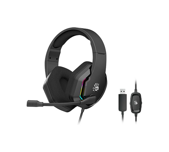 Наушники с микрофоном A4TECH Bloody G260 черный 2м мониторные USB (G260) 1973152