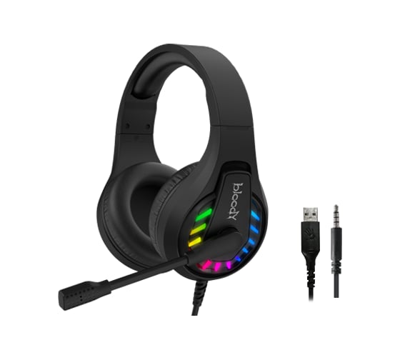Наушники с микрофоном A4TECH Bloody G230p черный 2м накладные (G230P) 1796998