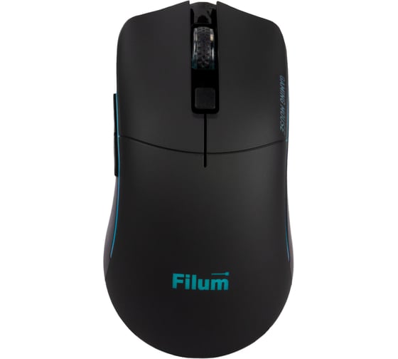 Мышь Filum Wireless FL-GMW05-BK-L оптическая USB/BT 6 кл., DPI: 10000, аккумулятор 600 mAh черная, Windows XP/Vista/7/8/10, MacOS 00-01092750