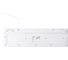 Клавиатура Filum FL-KB25-WH USB 104 кл., проводная, низкопрофильная, мембранная, LED, белая, с подсветкой 3 уровня, Windows XP/Vista/7/8/10, MacOS 00-01253173 12