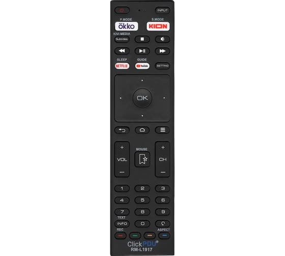 Универсальный пульт clickpdu RM-L1917 HOD2030