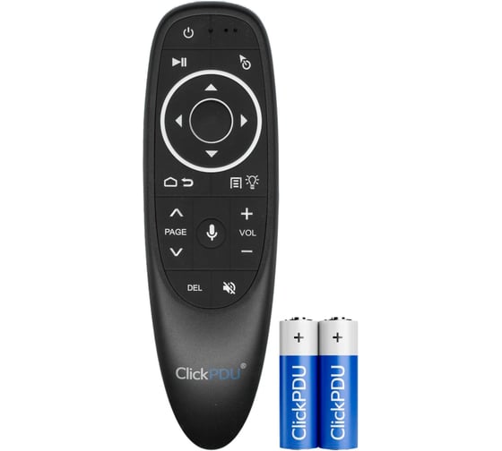 Универсальный пульт clickpdu G10S Pro с голосовой функцией и батарейками в комплекте HBT075