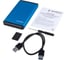 Внешний корпус Gembird 2.5", синий, USB 3.0, SATA, металл, EE2-U3S-2-B 3
