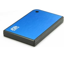 Внешний корпус AgeStar USB 3.0 2.5" SATA, алюминий, синий, безвинтовая констру, 3UB2A14 (BLUE)