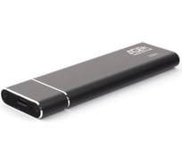 Внешний корпус AgeStar USB 3.1 Type-C M.2 NVME (M-key), алюминий, черный, 31UBNV5C (BLACK) 21212824