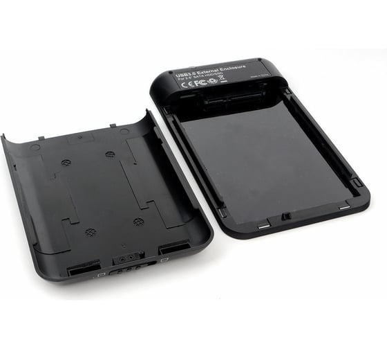 Внешний корпус AgeStar USB 3.0 2.5" SATAIII, сталь+пластик, черный, 3UB2A8-6G (BLACK)