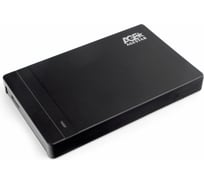 Внешний корпус AgeStar USB 3.0 2.5" SATAIII HDD/SSD, пластик, чёрный UASP, 3UB2P3 (BLACK)