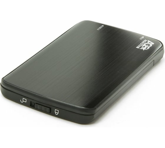 Внешний корпус AgeStar USB 3.0 2.5" SATA, алюминий, черный, безвин. констр. 3UB2A12-6G (BLACK)
