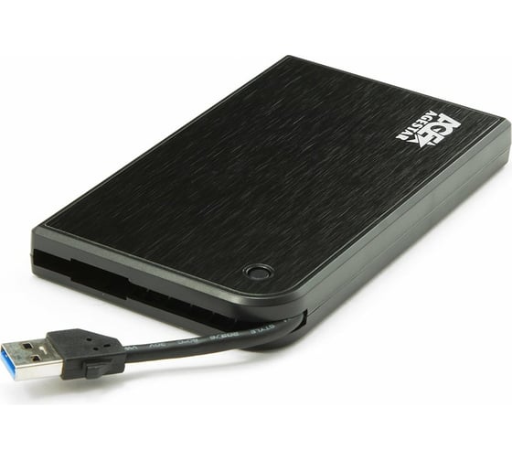 Внешний корпус AgeStar USB 3.0 2.5" SATA, алюминий, черный, безвинтовая конст, 3UB2A14 (BLACK)
