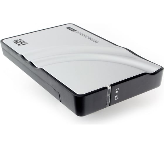Внешний корпус AgeStar USB 3.0 2.5" SATA HDD/SSD, алюм, серебристый, безвинтовая констр, 3UB2P