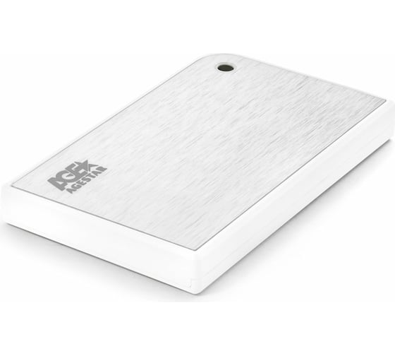 Внешний корпус AgeStar USB 3.0 2.5" SATA, алюминий, белый, безвинтовая констр, 3UB2A14 (WHITE) 1