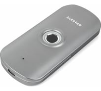 Внешний корпус AgeStar SSD M.2 NVME (M-Key) алюминий, серый (2280), 31UBNVFC-GRAY