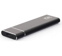 Внешний корпус AgeStar USB 3.2 Type-C M.2 NGFF (B-key), алюминий, чёрный, 3UBNF5C (BLACK) 21213616