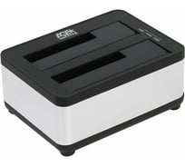 Докстанция AgeStar USB 3.0 2x2,5"/3,5" SATAIII, clone, пластик+алюминий, серебр, 3UBT8 (SILVER)