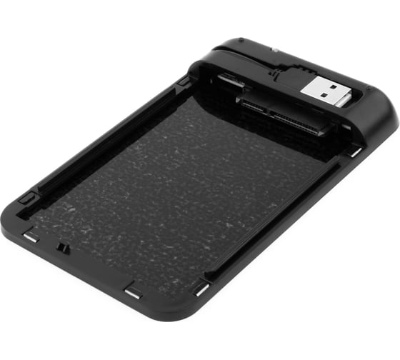 Внешний корпус AgeStar USB 2.0 2,5" SATA, сталь+пластик,черн,безвинт.констр, SUB2A8 (BLACK)