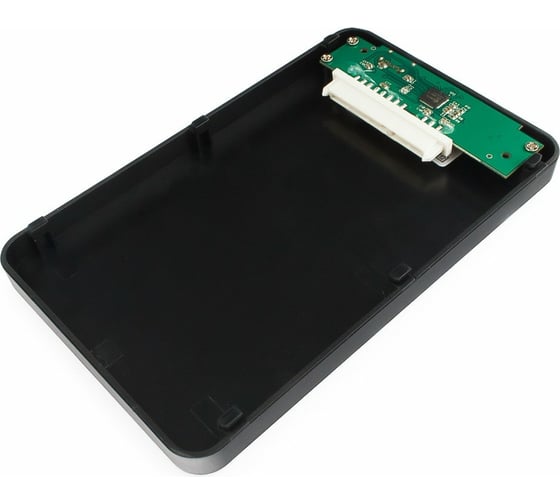 Внешний корпус AgeStar USB 3.0 2.5" SATAIII HDD/SSD, пластик, чёрный, каб USB3.0 A-type-С, 3UB2P1C (BLACK)