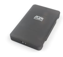 Внешний корпус AgeStar USB 3.0 2.5" SATAIII HDD/SSD, USB 3.0, пластик, черный, 3UBCP3 (BLACK)