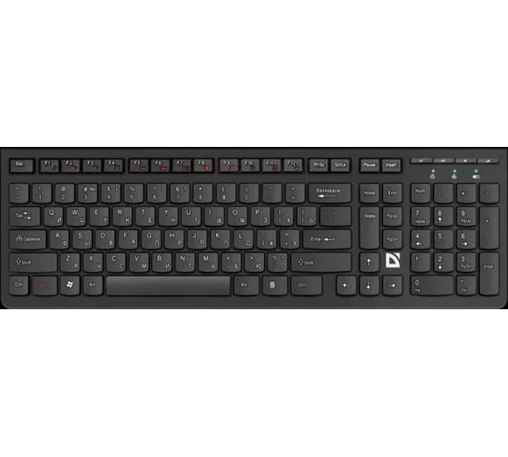 Беспроводная клавиатура DEFENDER UltraMate SM-535 RU,черный,мультимедиа 45535
