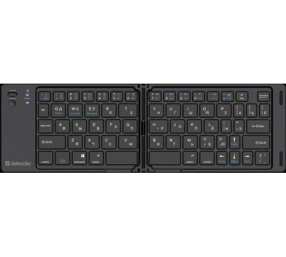 Беспроводная клавиатура DEFENDER Enigma SB-094 RU,черная,BT,66кн+FN 45094