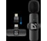 Петличный микрофон DEFENDER Talky-137 wrls, черный, 1шт, адаптер 64147 1