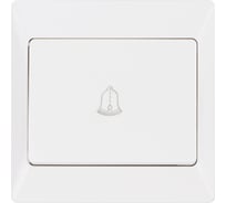 Кнопка для звонка TDM ELECTRIC белая Ильмень SQ1823-0007