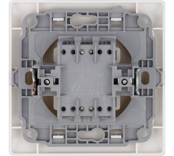 Кнопка для звонка TDM ELECTRIC белая Ильмень SQ1823-0007