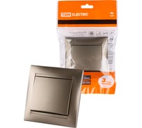 Звонковая кнопка TDM ELECTRIC 6А бронза Лама SQ1815-0708