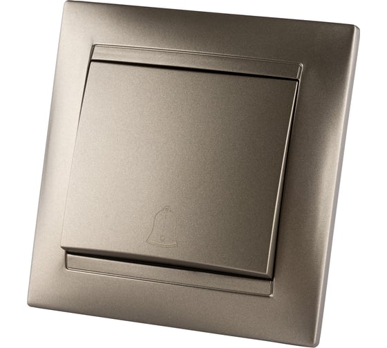 Звонковая кнопка TDM ELECTRIC 6А бронза Лама SQ1815-0708