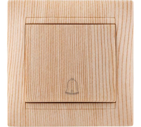 Кнопка звонковая TDM ELECTRIC 6А сосна "Лама" SQ1815-0308