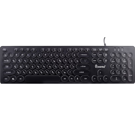 Клавиатура проводная с подсветкой Smartbuy ONE 328 USB черная SBK-328U-K