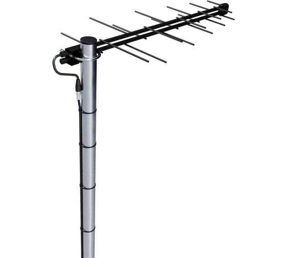 Антенна Locus Зенит-20AF для цифрового ТВ (DVB-T/DVB-T2) уличная, активная, с встроенным усилителем 109300103