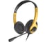 Наушники с микрофоном A4Tech Fstyler FH100U желтый/черный 2м накладные USB (FH100U (BUMBLEBEE)) 1774595 1