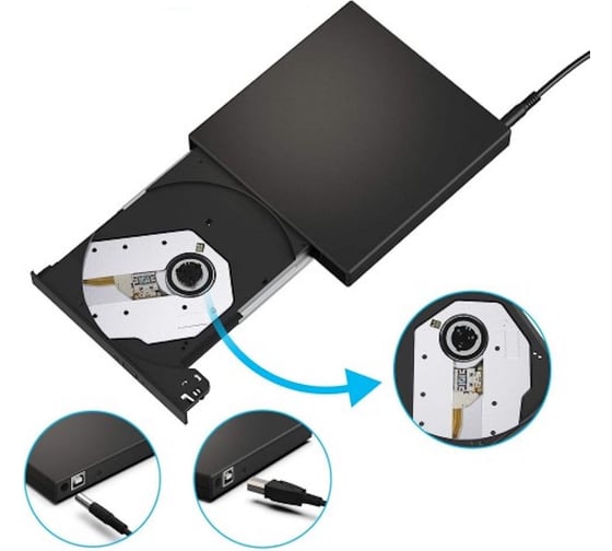 Привод оптический внешний KS-is USB DVD-RW KS-729D