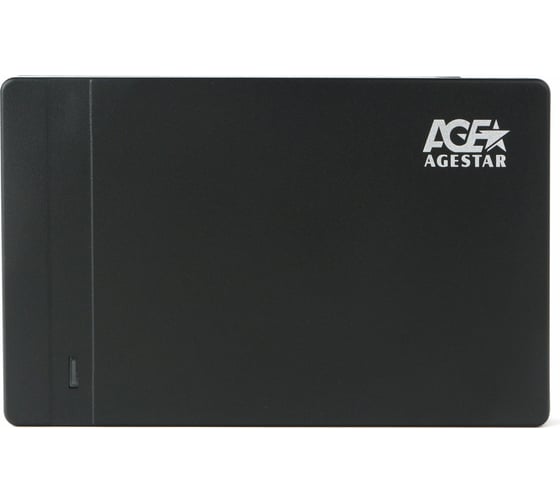 Внешний корпус AgeStar USB 3.0 2.5" SATA, пластик, черный 3UB2P3C (BLACK)