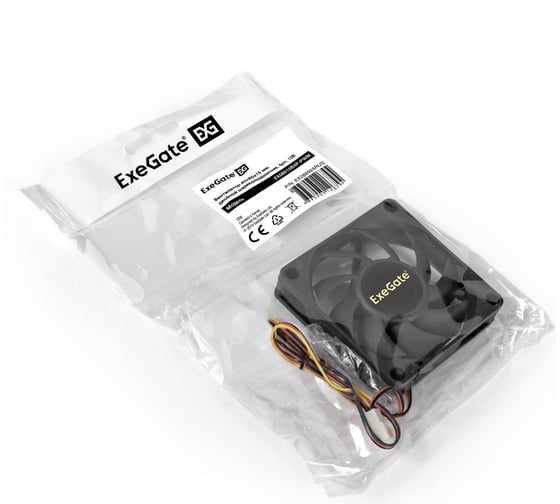 Вентилятор ExeGate EX08015B4P-PWM 80x80x15 мм, 2-Ball двойной шарикоподшипник , 4pin, PWM, 24dBA 288924