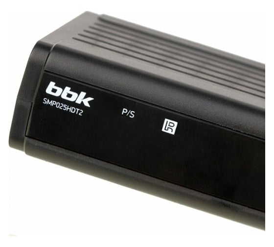DVB-T2 ресивер bbk SMP025HDT2 черный ЦБ-00001275