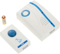 Звонок LUAZON LZDV-07, беспроводной, 2хAА (не в комплекте), LR23A, белый 1196307