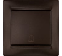 Кнопка звонковая TDM ELECTRIC 6А, шоколад, серия "Лама" SQ1815-0508