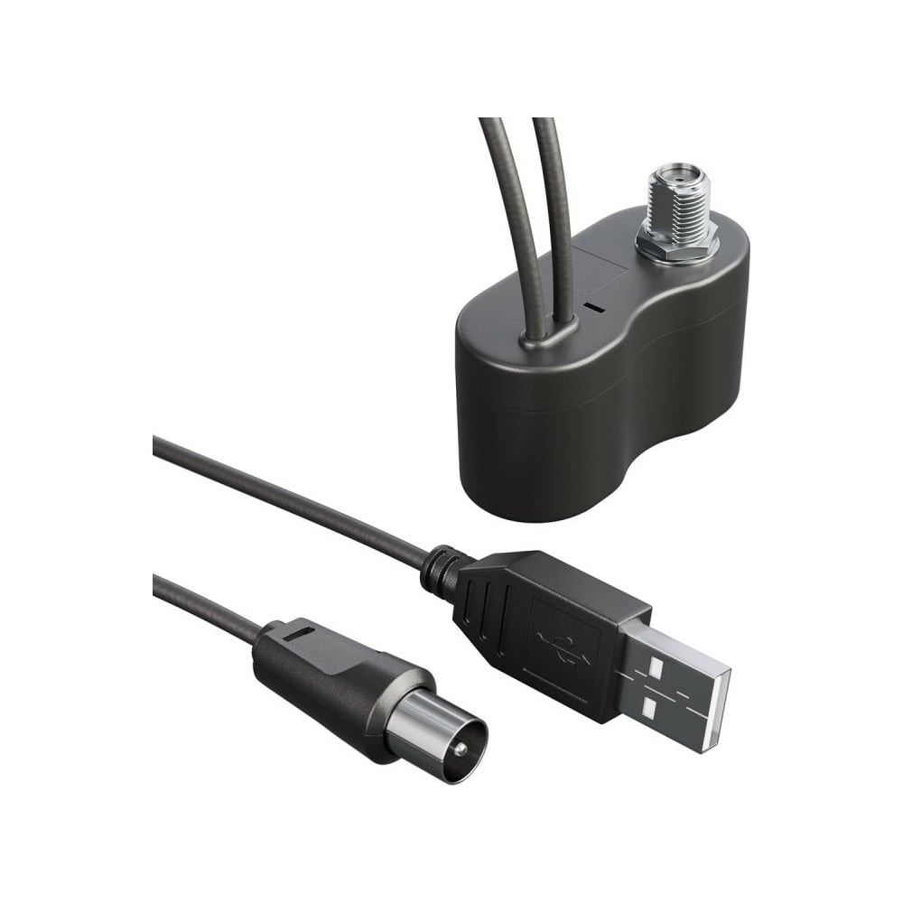 Инжектор питания РЭМО USB BAS-8002 для активных антенн, пакет, черный ...