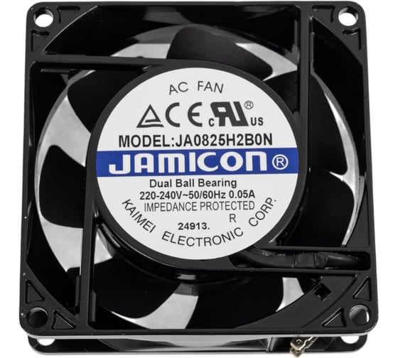 Вентилятор JAMICON JA0825H2B0N-T 80х80х25 230В С00034199 1