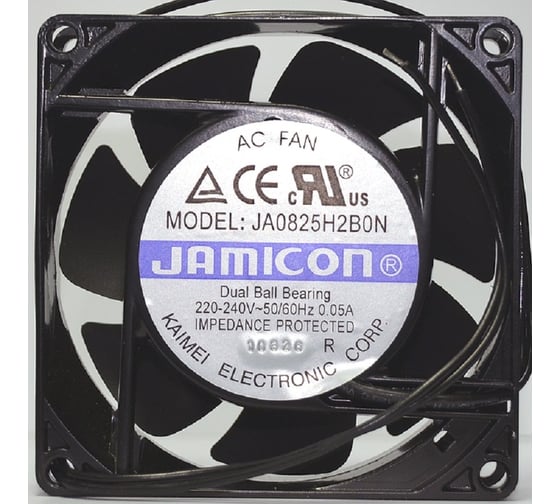 Вентилятор JAMICON JA0825H2B0N-L 80х80х25 230В С00036533 1