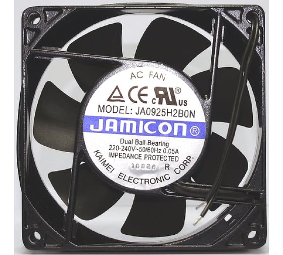 Вентилятор Jamicon JA0925H2B0N 92х92х25 230В С00036536