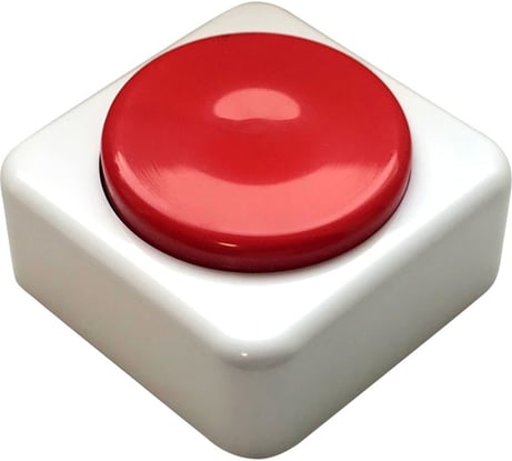 Кнопка звонка Тритон ВЗ1-01 красн.