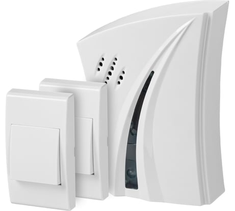 Звонок TDM ELECTRIC Народный ЗББ-Н-12/1-32М (беспроводной; на батарейках; 2 кнопки; блистер) SQ1901-0103