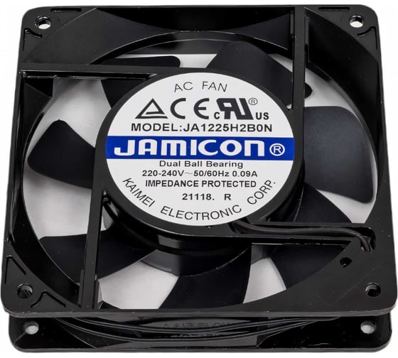 Вентилятор JAMICON JA1225H2B0N-L 120х120х25 230В С00036538