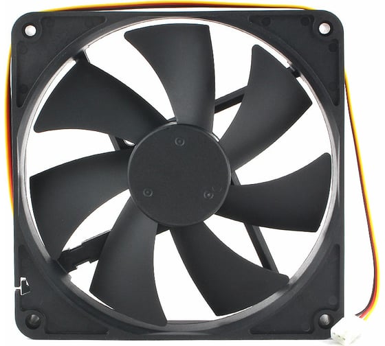 Вентилятор Gembird 140x140x25 гидродинамический 3 pin провод 40 см D14025HM-3