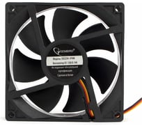 Вентилятор Gembird 92x92x25 гидрод. тихий 3 pin/4pin Molex провод 30 см S9225H-3P4M